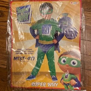 Super Why Costume 3T-4T